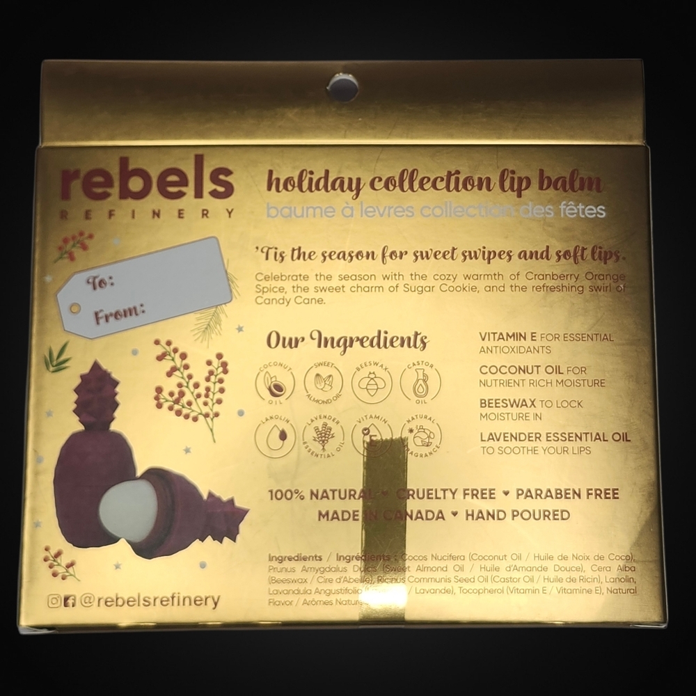 🆕️ REBELS REBELLION Holiday Gloss Set With Cactus, Pineapple & Ice Cream Cone - Picture 3 of 7